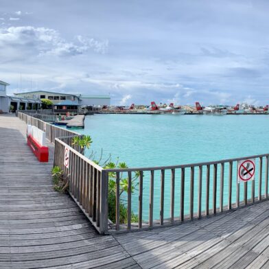 Lux resort lounge letiště Velana Maledivy