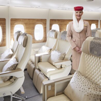 Emirates Premium Economy kabina