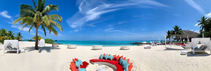 Maledivy hotel Lux pláž