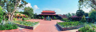 Posvátný chrám Dinh Than Phu Quoc Vietnam